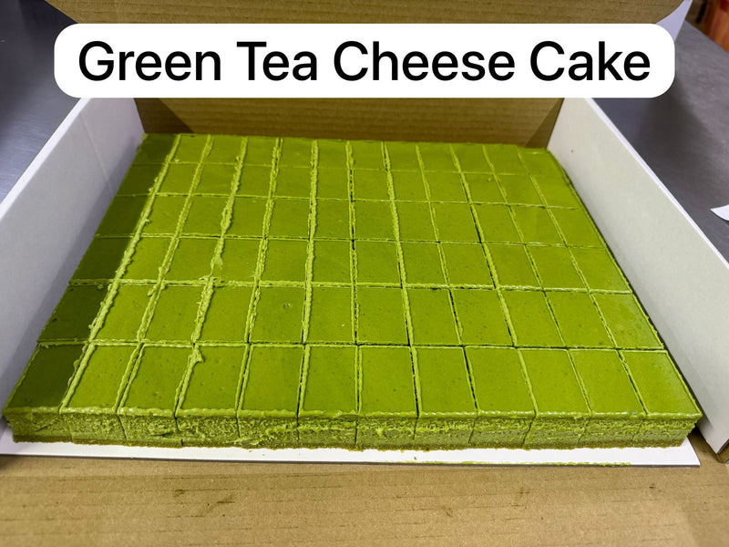 Green Tea Cheese Cake (Per Tray) - Papamama.sg