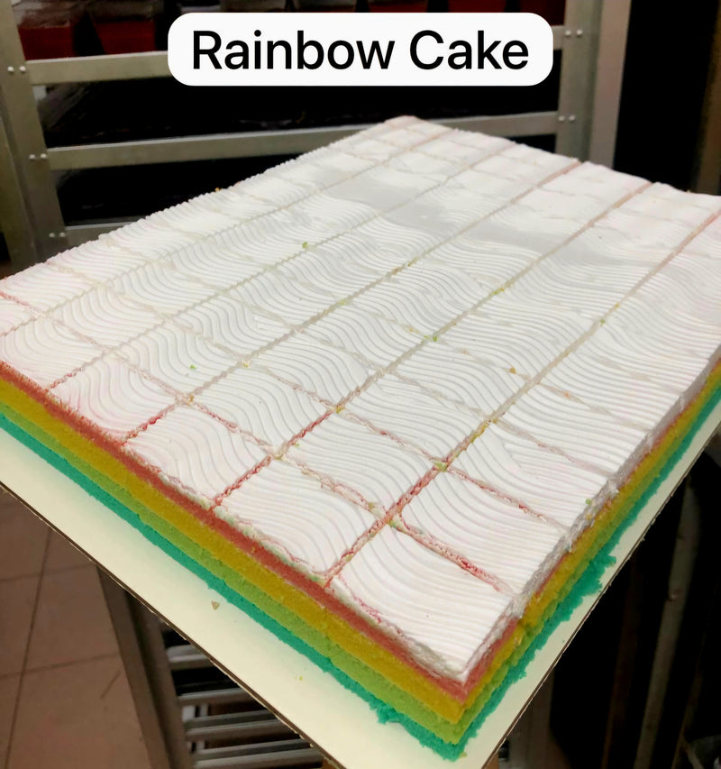 Rainbow Cake (Per Tray) - Papamama.sg