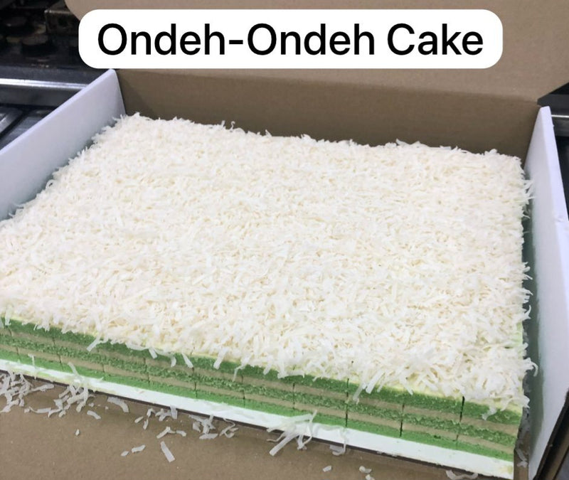 Ondeh Ondeh Cake (Per Tray) - Papamama.sg