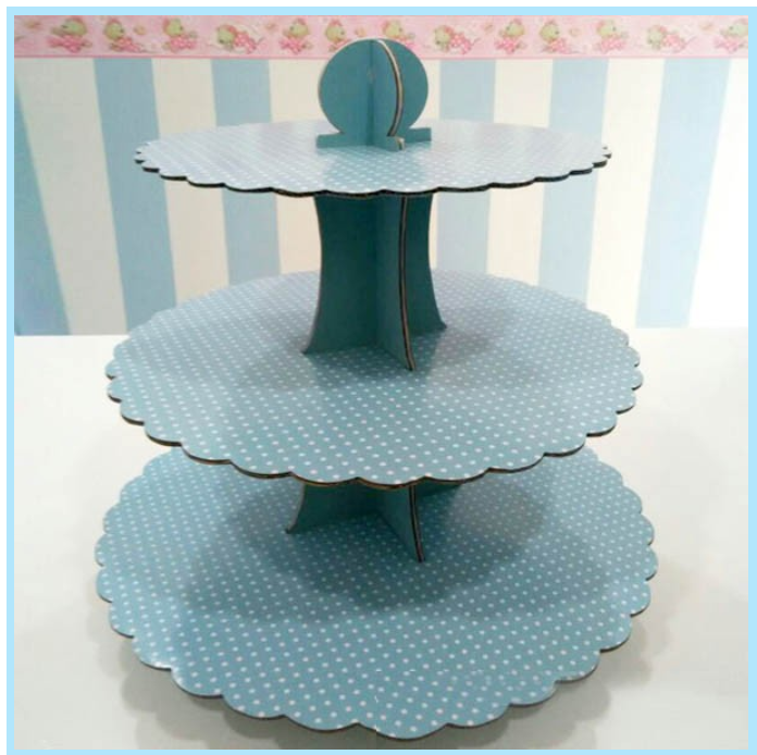Paper Cupcake Stand 05 - Papamama.sg