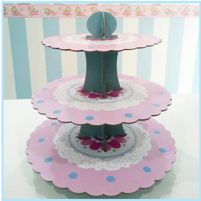 Paper Cupcake Stand 07 - Papamama.sg